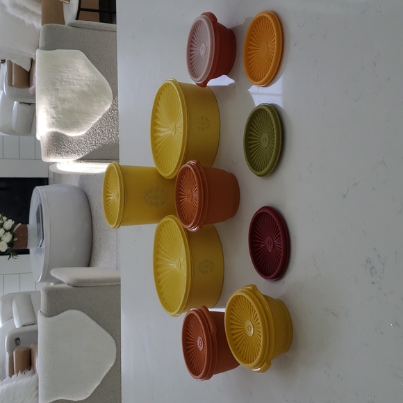 Vintage Retro TUPPERWARE Containers with Lids ๐ - Picture 9 of 9
